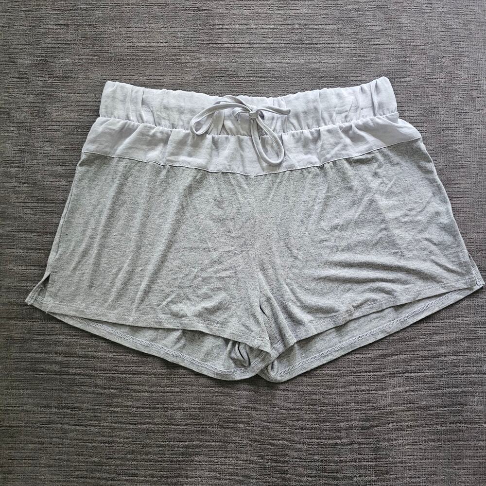 Splendid Women's Heather Gray Drawstring Pajama Shorts Size Small